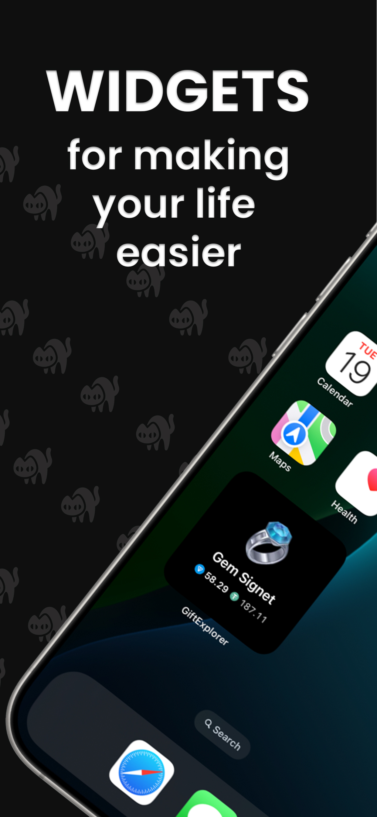 Telegifts collection charts and analytics